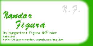 nandor figura business card